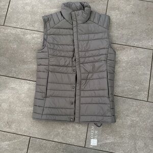 Men's Quilted Gray Vest